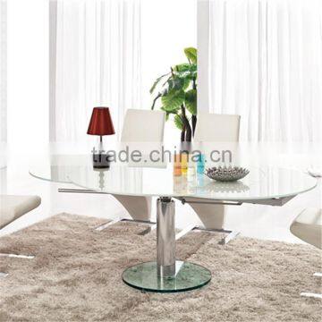 dining room furniture glass top table extending table mechanisms