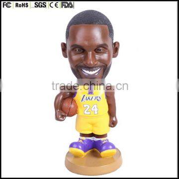 plastic bobble head toy with ball, create your own bobble head toy