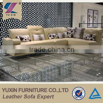 2015 popular arab vintage leather sofa