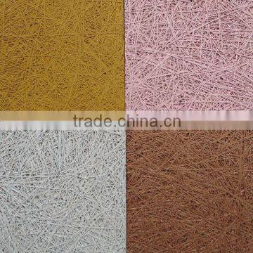 Wood fiber cement board acoustic gypsum ceiling design