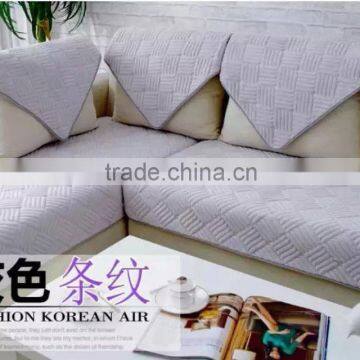 Embroidery Microfleece Sofa Cover photo-2