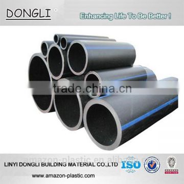 Black white color PE pipe plastic HDPE water pipe SDR13.6 supplier