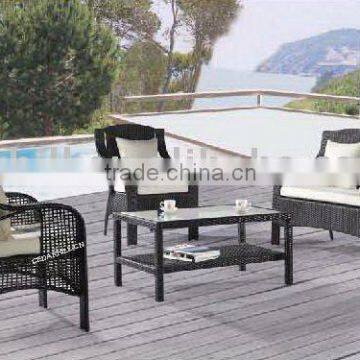 2016 hot sell rattan dining table