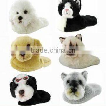 Home Soft Plush Boots cute plush indoor animal slipper ,Funny Animal Slippers