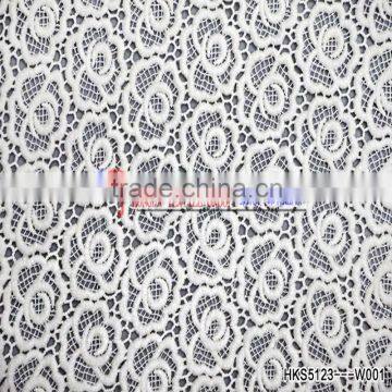 China Wholesale Water Soluble Embroidery Cotton Fabric Lace Product Type