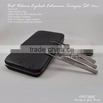 Volume Eyelash extension tweezers set