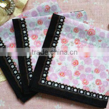 flower handkerchief