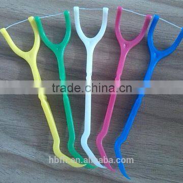 UHMWPE Y- shaped Plastic dental floss toothpick