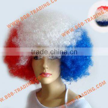 bob trading good factory football fan wig/hair football fans