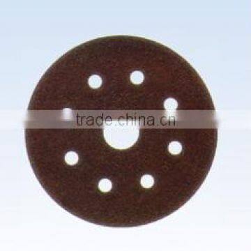 Red 9 holes hook and loop sanding discs