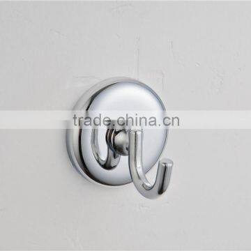 New design Zinc alloy Round base Bathroom accessories Wall mounted Double Towel hook