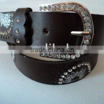 Genuine leather belt women