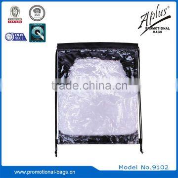 2016 clear and cheap drawstring bag 9102#