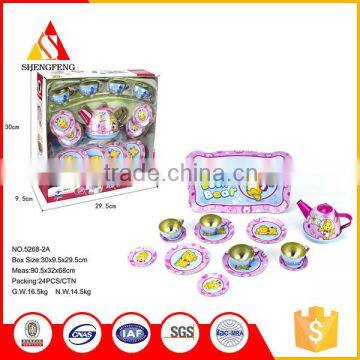 Hot sales kids play house luck bear tea set toys