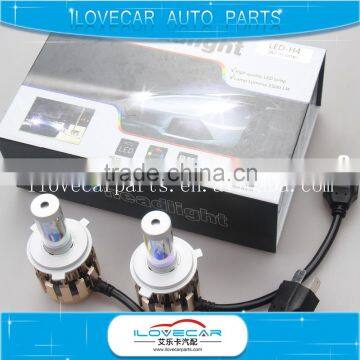 High quality auto led bulb h4 led/Car LED Headlight All In One Kit 6500K H4/ the brightest h4 led light for car