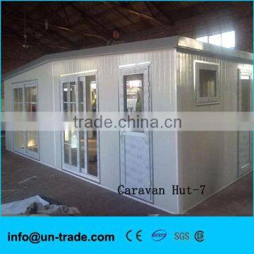 Prefab caravan hut