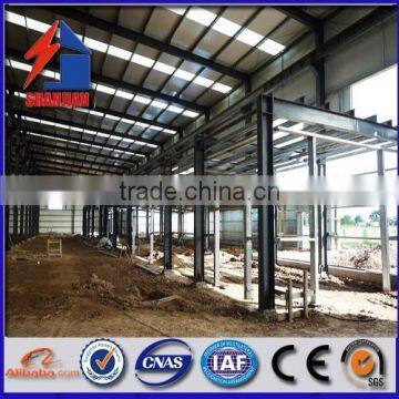 Low cost light prefab workshop steel structure drawing prefab house