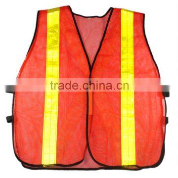 85g mesh fabric pvc reflective tape safety vest