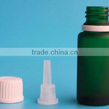 15ml 1/2 oz Green Glass Essential Oil Bottle With White Tamper-evident Cap photo-3