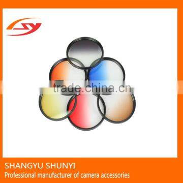 ShunYi Manufacturer Gradient Lens With Camera Filter Box Colorful Camera Filter