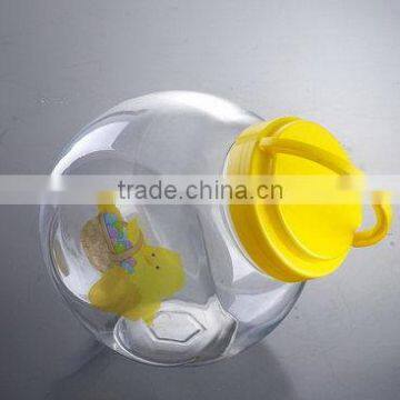 Design top sell plastic sweet/candy jar