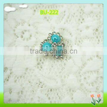 2015 Fashion bling decorative rhinestone button