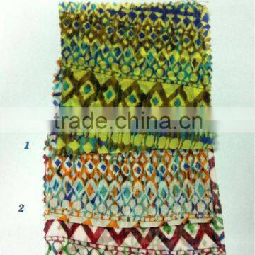 US$ 1/M up Chiffon Print Fabric Textile Stock Stocklot:G-13062235