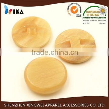 fashion high quality genuine horn shank button flat