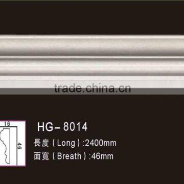 HG8014 pu interior decorative moulding polyurethane material moulding