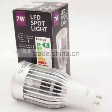 LED COB Spotlight, Anti-glare Lens Design, 90-100lm/W, 3 Years Warranty,GU10 LED Light Bulb