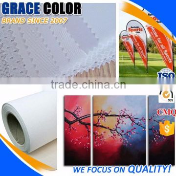 Haining High Color Brilliant Eco Solvent Digital Printing Material /Cheap Flags and Textile Polyester