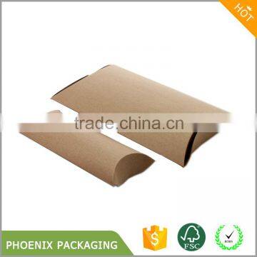 kraft paper pillow box packaging custom design available