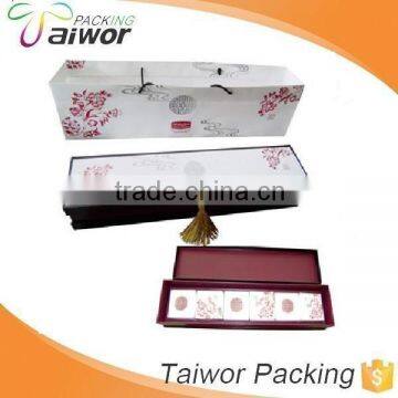 Taiwor High Quality Custom Design Chinese Motif Paper Mooncake Box and Paper Bag