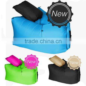 the New Style Inflatable Air Sleeping Bag Lamzac Hangout With Pillow