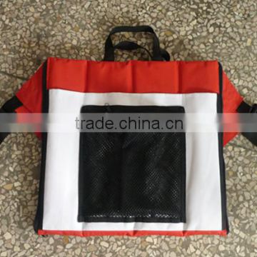 Outdoor folded red stadium seat cushion