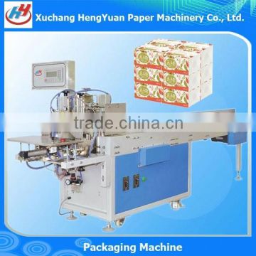 Semi Automatic Napkin Packing Machine , Soft Packing Machine