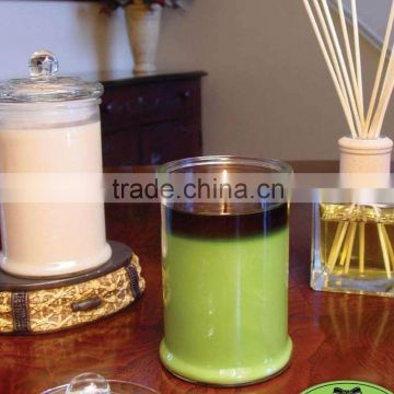 ali express soy wax glass candle promotion gift