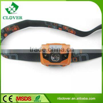 Outdoor Using Waterproof 180 Lumens 3W CREE + 2 Red LED High Power Headlamp