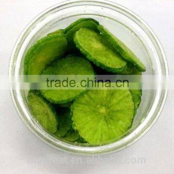 Vacuum Fried VF Dried Natural Sliced Green Turnip for sale