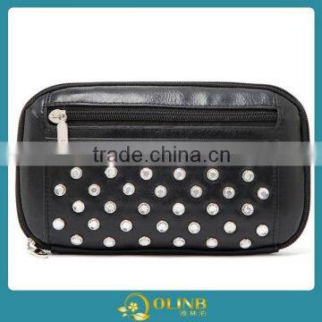 lady travel leather wallet