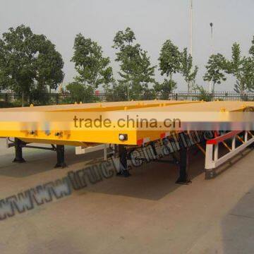 Shengrun Factory Best Price Tri-axle Flatbed Semi Trailer 40Tons Capacity for Sale photo-4
