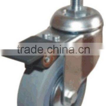 W12 screw type caster wheel caster wheel bracket