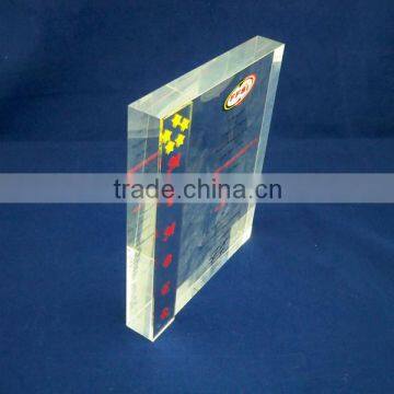 New Award Block Clear Transparent Award Prize Spoil Trophy photo-3