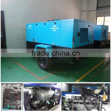 7bar 10bar 12bar Diesel Mobile portable Screw Air Compressor