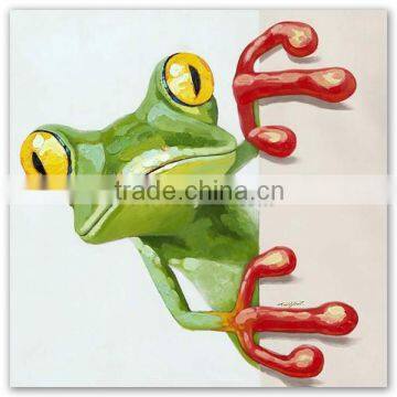 ROYI ART Frog Modern Art Painting stretchered frame sell by containers