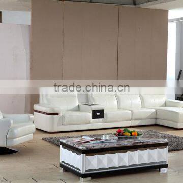 Living room sofa furniture, white leather funiture, leather corner sofa designs