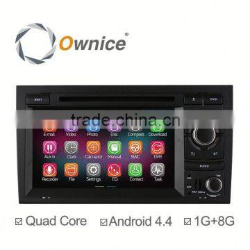 Wholesale price Android 4.4 up to android 5.1 Quad Core Rk3188 CPU Auto Radio player for Audi A4 2002-2008