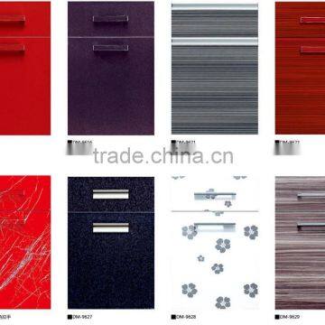 Kitchen cabinet doors in high quality acrylic European design customized furniture ZhiHua
