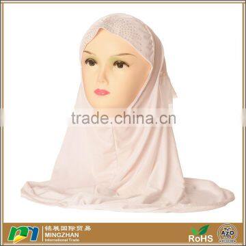 Women White Shimmer Viscose Cotton Hot Arab Muslim Hijab Scarf