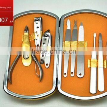 Stainless Steel Manicure Set With PU Case WA007